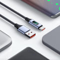Pikkukuva 2 / 10: PD 20W USB-USB C -kaapeli, 3.0A pikalataus USB C -kaapeli LED-näytöllä, nailonista valmistettu Type C -kaapeli kannettaville puhelimille