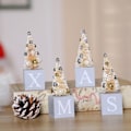 Miniatyrbilde 4 av 5: Bordsovenir Juletrær Kunstig Juletrær med XMAS Trebase for Hjem Kontor Butikker Skrivebord Dekorasjon[HK]