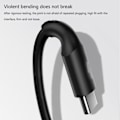 Miniatyrbilde 4 av 11: 66W USB C-kabel 5A hurtiglading kabel USB A til USB C mobiltelefon lader ledning flokefri USB C-kabel tilbehør