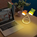 Miniatyrbilde 3 av 5: LED-nakke leselys for lesing i sengen, fleksible armer for lesing C