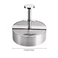 Miniatyrbild 5 av 5: Burgerpress Rostfritt Stål Patty Maker Hamburgerpress för Perfekta Biffar Lättanvänd Burger Biffmaskin för Hemmagjorda Hamburgare S