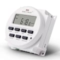 Miniatyrbilde 1 av 5: 220V DC Tidtakerbryter, 7 Dagers Programmerbar Tidrelé, med 12/24 Timers Klokkedisplay, 1,6 Tommer Stor LCD-Skjerm, Batterilading Innebygd (TM618H-2)