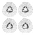 O Cedar Triangulär Fibermopp Tyg Ersättning (4-pack)