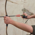 Miniatyrbillede 3 af 5: Bueskydning Tommelfinger Ring Fingerbeskytter til Jagt Mål Recurve Bue Ko Hud Blødt Læder Beskytter Handske