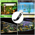 Miniatyrbillede 3 af 5: LED-akvarielampe med hvidt, e og blåt lys, 2,5A, sort