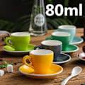 Miniatyrbillede 3 af 3: Macaron Espresso Sort Italiensk Kaffekop Blue