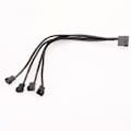 Miniatyrbillede 1 af 3: Cable Matters 2-pak 4-bens PWM-splitterkabel 30 cm, 3 computer-fan-splitterkabel, PC-fan-splitterkabel, 3-fan-splitterkabel 4 in 1