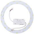 Miniatyrbillede 1 af 3: 15W 220V-240V SMD 5730 30-LED Magnetisk Cirkelformet LED Panel Bar Lampe LED Loftlampe (Rent Hvidt Lys)