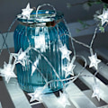 Miniatyrbillede 2 af 4: Stjernelysstreng Blinkende Garland Batteridrevet Lampe til Jul Nyårsdekorationer MultiColor 0.5M