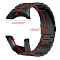 Miniatyrbilde 3 av 5: Armbånd i rustfritt stål til Sunnto Ambit 3/3 Run/2s/2/1 Silver