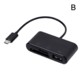 Pikkukuva 8 / 11: USB C 3-in-1 Hub -muunnin, tyypin C sovitin, SD-kortinlukija Macille type-C One-size