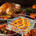Miniatyrbilde 4 av 5: Airfryer Kurv 20,8 cm Firkantet Airfryer Kurv for Instant Vortex Airfryer,,,Airfryer Tilbehør