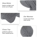 Miniatyrbillede 3 af 5: Proposition Strikket Hue, Elastisk Varm Ørebeskyttelse Strikket Hue khaki Without Plush Lining