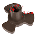 Miniatyrbilde 4 av 5: 2 stk 17mm Mikrobølgeovn Platehjul Guide Support Kobling Brette Aksel Hfmqv