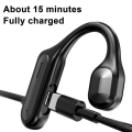 Pikkukuva 2 / 5: Langattomat urheilukuulokkeet Luujohtokuulokkeet Bl09-malli Bluetooth 5.2 -kuulokkeet treeneihin, juoksuun ja ajamiseen Green