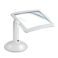 Miniatyrbilde 1 av 4: 3x Stor Fullside Forstørrer Håndfri, 360 Roterbar Lupe Med Lys Og Stativ, Bærbar Led Lupe For Lesing, Gaver Til Sønn