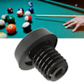 Miniatyrbild 11 av 11: Pool Cue Cover Aluminiumlegering Plast Bakre Plugg Pool Stick Bumper Protector Svart