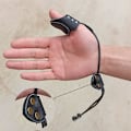 Miniatyrbillede 2 af 5: Bueskydning Tommelfinger Ring Fingerbeskytter til Jagt Mål Recurve Bue Ko Hud Blødt Læder Beskytter Handske