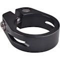 Miniatyrbillede 1 af 4: Cykelsaddelpindsklemme i aluminiumlegering med hurtigudløser til cykelsadelpindrør 28,6 mm 31,8 mm 34,9 mm (sort - 31,8 mm)