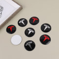 Miniatyrbilde 7 av 8: 4 stk. hjulnavkapsler til Tesla Model 3 Y Tesla Accesso Silver