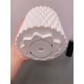 Miniatyrbild 2 av 5: 360 roterande sminkborsthållare sminkorganisatör 5 fack kosmetisk förvaring sminkborstar kopp pennhållare (vit)