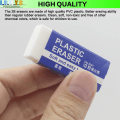 Miniatyrbillede 3 af 5: Hvide bløde plastsviskelæder, 5,2 cm PVC-plastgummi 2B blyantsviskelæder, tegneværktøj til studerende til universel brug i skoler, skitser, malerier, 2-pak