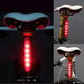 LED cykelbelysning rött ljus baklampa
