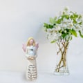 Miniatyrbillede 2 af 2: Friends Engel Ornament Harpiks Statue Med Tankevækkende Tekst Og Sentimentalt Vers Gave