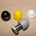 Pikkukuva 3 / 5: 22x10kpl M6 Musta Kupoli Pultti Mutteri Suojahatut Kansi Kuusikulmio Ruuvit M6x10mm