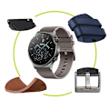 Miniatyrbilde 5 av 5: Lærrem for Huawei Watch GT2 Pro Grey