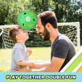 Miniatyrbillede 4 af 5: Mini fodbold i gummi til børn, 6\" farverige strandbolde til mini fodboldmål, 3 stk. indendørs små PVC fodbolde
