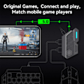 Miniatyrbillede 10 af 11: Bluetooth-kompatibel tastatur- og musekonverteringsadapter til mobilspil PUBG mobile, Game for Peace osv.