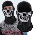 Miniatyrbild 3 av 5: COD:MW2 Ghost Skull Balaclava Ghost Simon Riley Ansiktsmask War Game Cosplay Mask Skyddande Skalle Mönster Balaclava Mask