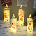 Miniatyrbillede 2 af 8: Søde Juletema LED Lysdekorationer Personlige Julefest Dekorationer til Chirtama's Fest 5