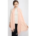 Miniatyrbillede 4 af 5: Dametørklæder Pashmina-sjal og -svøb til bryllupstørklæder til kvinder Vinter (Pink-2)