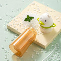 Miniatyrbilde 4 av 5: Silikon Vannflaske Adapter Tut Topplokk for Småbarn og Barn Erstatning Sikker Vannflaske Toppdeksel Gul med stropp Yellow with strap