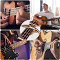 Miniatyrbild 5 av 5: 1 st Haj Capo Lätt Gitarr Capo Gitarr Tillbehör Snabbväxling Gitarr Capo med Förvaringsväska för Gitarrer, Ukulele, Banjo, Mandolin rose gold