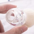 Miniatyrbillede 2 af 4: Bærbar Transparent / Rose Gold Foundation Makeup Brush Kabuki Ansigt Skønhedsværktøjer Ansigt Pudder Blush Kosmetiske Børster