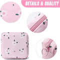 Miniatyrbillede 4 af 4: 2 opbevaringsposer til hygiejnebind, menstruationskoppose, nylon