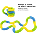 Miniatyrbillede 3 af 6: 4 stk. Tangle Fidget-legetøj, Kreativt lydløst Fidget-legetøj til lindring, Fingerhånd Tangle-legetøj Klassisk sensorisk Fidget Twist-legetøj