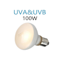 Miniatyrbillede 5 af 5: 4 Pak Reptil UVB UVA Varmelampe Pære Til Ægte Sollignende Lys Varme Til , Padder (100 W)