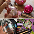 Miniatyrbild 5 av 5: Premium Metallic Marker Pens, Set med 10 olika färger Målarpenna för Scrapbooking Hantverk, Konst Stenmålning, Korttillverkning, Metall 10 olika färger