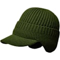 Miniatyrbillede 1 af 4: Proposition Strikket Hue, Elastisk Varm Ørebeskyttelse Strikket Hue Army green With Plush Lining