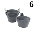 Pikkukuva 2 / 2: Ramekinivuoat airfryeriin, airfryer-munavuoat, suuret muffinivuoat airfryeriin (6 kpl), harmaa