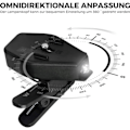 Miniatyrbild 4 av 5: Mini LED-läslampa för glasögon - LED-klämma för glasögon - Praktiskt tillbehör för att läsa eller koncentrera sig utan att belysa rummet för mycket