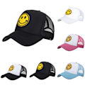 Pikkukuva 2 / 2: Miesten ja naisten hymyilevä mesh-lippis, säädettävä snapback-urheilulippis Black