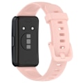 Miniatyrbillede 1 af 4: Silikone Urrem til Huawei Band 8 - Åndbar og Blød med Spænde Pink Type D Huawei Band 8