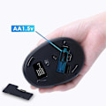 Miniatyrbilde 5 av 5: 2.4g Trådløs Ergonomisk Datamus Vertikalt Grep Mindre For Datamaskin