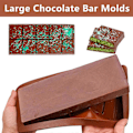 Miniatyrbillede 4 af 5: Chokoladeforme Silikon Dyb, 25 x 13,5 cm Chokoladebar, Dyb Chokoladeform, til Fremstilling af Chokoladebarer, Praliner 2 PCS