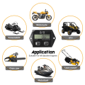 Miniatyrbild 6 av 11: Motorcykel 2/4-takts motorvarvräknare timmätare mätare LCD-skärm vattentät bilmotorbåt motorcykel digital varvräknare